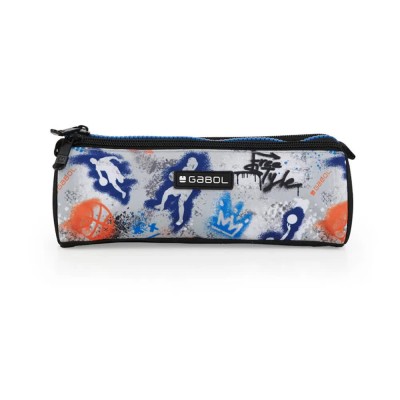 канцеларски,принадлежности,gabol,freedom,triple,pocket,pencil,case,white,(gris,gris)