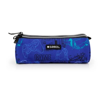 канцеларски,принадлежности,gabol,gaming,triple,pocket,pencil,case,blue,(azul,azul)