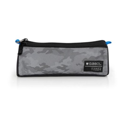 ученически,принадлежности,gabol,soul,triple,pocket,pencil,case,grey,(negro)