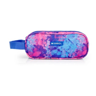канцеларски,принадлежности,gabol,sunset,triple,pocket,pencil,case,blue,pink,(azul)