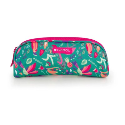ученически,принадлежности,gabol,vida,double,pocket,pencil,case,green,(verde)