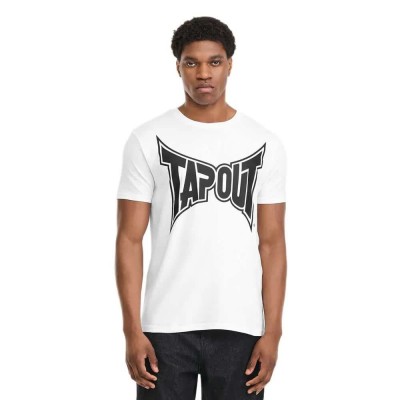 тениска,мъжки,тениски,дамски,тениски,tapout,logo,tee,short,sleeve,t,shirt,white,(white,black)