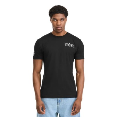 тениска,мъжки,тениски,дамски,тениски,benlee,hoxne,short,sleeve,t,shirt,black,(black,white)