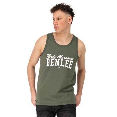 тениска,мъжки,тениски,дамски,тениски,benlee,ludica,sleeveless,t,shirt,green,(olive,white)