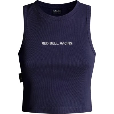 тениска,мъжки,тениски,дамски,тениски,red,bull,racing,logo,crop,sleeveless,t,shirt,blue,(navy)