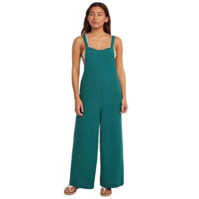 гащеризон,дамски,гащеризони,o´neill,brenda,structured,dungaree,sleeveless,jumpsuit,green,(botanical,heat)
