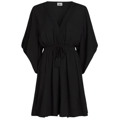 рокля,дамски,поли,и,рокли,o´neill,essentials,tokeena,cover,up,short,sleeve,short,dress,black,(black,out)