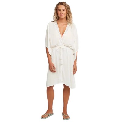 рокля,дамски,поли,и,рокли,o´neill,essentials,tokeena,cover,up,short,sleeve,short,dress,white,(snow,white)