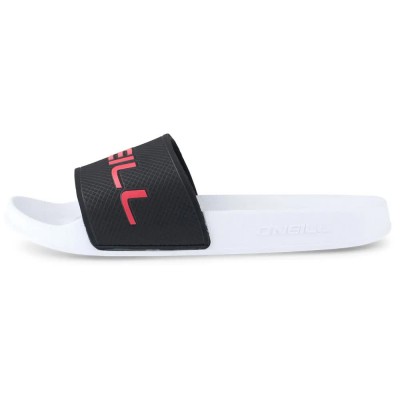 мъжки,джапанки,и,чехли,дамски,сандали,и,чехли,o´neill,logo,slides,white,black,(black,out,colour,block)