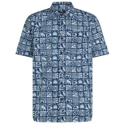 риза,с,къс,ръкав,дамски,ризи,мъжки,ризи,o´neill,print,short,sleeve,shirt,blue,(dark,blue,bricks)