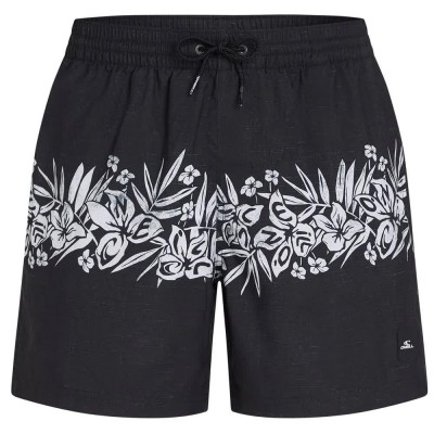 бански,гащета,мъжки,бански,костюми,o´neill,uni,flower,16´´,swimming,shorts,black,(black,tropical,stripe)