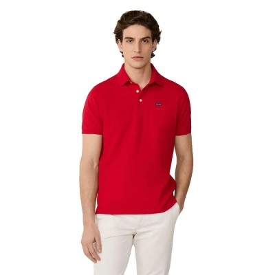 дамски,блузи,с,яка,мъжки,блузи,с,яка,façonnable,pkt,pima,short,sleeve,polo,red,(breton,red)