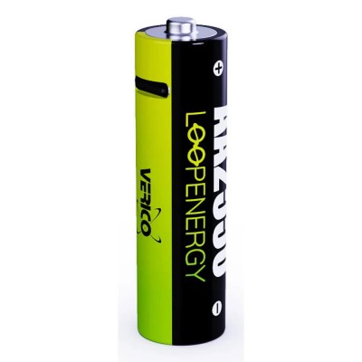 батерии,verico,loopenergy,aa2550,rechargeable,battery,clear,(green,white)