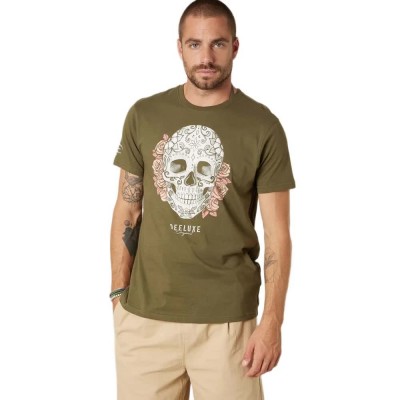 тениска,мъжки,тениски,дамски,тениски,deeluxe,calabera,short,sleeve,t,shirt,green,(khaki)