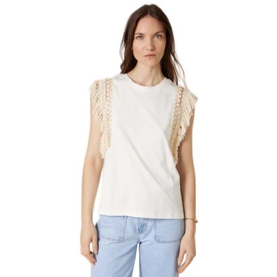 тениска,мъжки,тениски,дамски,тениски,deeluxe,dayna,sleeveless,t,shirt,white,(off,white)