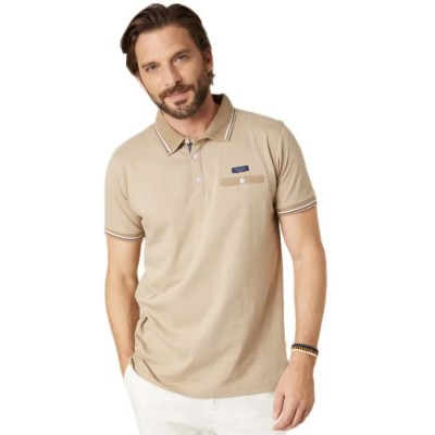 дамски,блузи,с,яка,мъжки,блузи,с,яка,deeluxe,drex,short,sleeve,polo,beige,(dune)