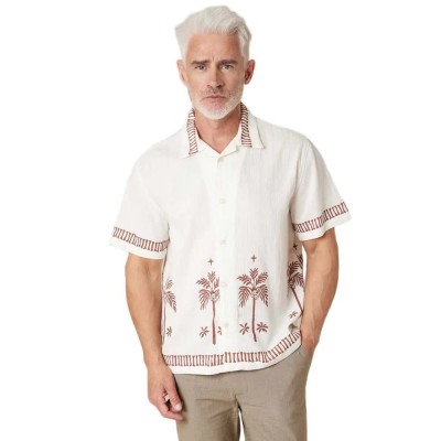 риза,с,къс,ръкав,дамски,ризи,мъжки,ризи,deeluxe,hank,short,sleeve,shirt,white,(natural)
