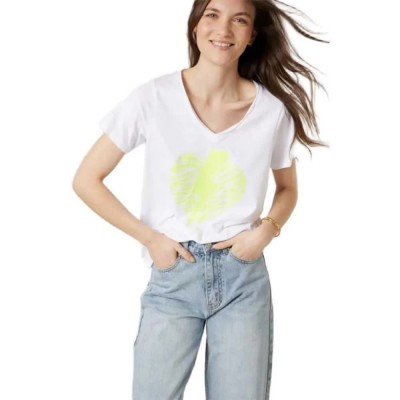 тениска,мъжки,тениски,дамски,тениски,deeluxe,lovers,short,sleeve,v,neck,t,shirt,white,(neon,yellow)