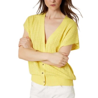 блуза,мъжки,пуловери,дамски,пуловери,deeluxe,marika,short,sleeve,sweater,yellow,(yellow)