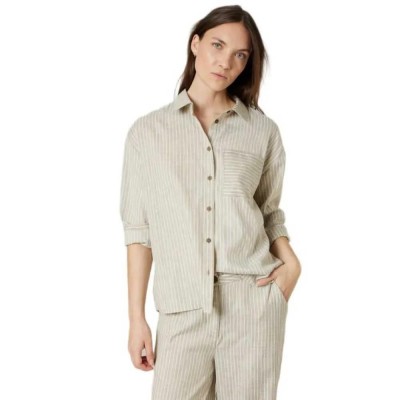 риза,с,дълъг,ръкав,дамски,ризи,мъжки,ризи,deeluxe,moana,long,sleeve,shirt,beige,(khaki)