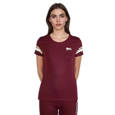 тениска,мъжки,тениски,дамски,тениски,lonsdale,corton,short,sleeve,t,shirt,red,purple,(oxblood,ecru)