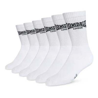 чорапи,мъжки,чорапи,дамски,чорапи,lonsdale,gilbert,socks,6,units,white,(white,black)