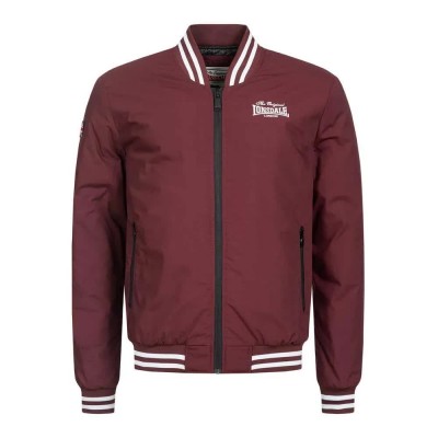 яке,мъжки,якета,дамски,якета,и,палта,lonsdale,trusthorpe,bomber,jacket,purple,(vintage,oxblood)
