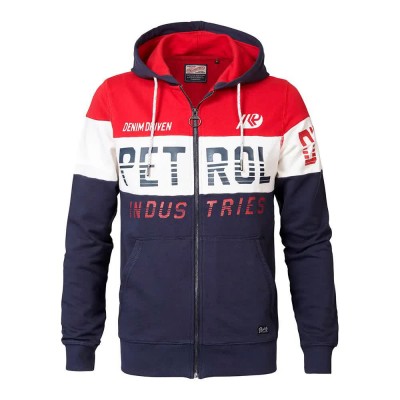 блуза,мъжки,пуловери,petrol,industries,m,3090,swh342,3061,full,zip,sweatshirt,blue,(red)