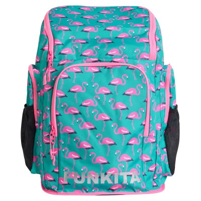 раница,раници,funkita,fkg018,backpack,green,blue,(go,flamingo!)