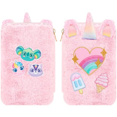 ученически,принадлежности,sweet,dreams,plush,pencil,case,pink,(multicolor)