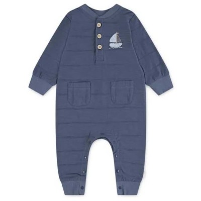детски,облекла,за,момчета,huggies,clothes,6z3084,short,sleeve,romper,blue,(vintage,indigo)