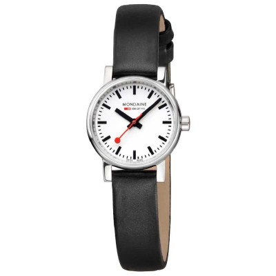 часовник,часовници,mondaine,evo,2,petite,woman,watch,refurbished,silver,(black)