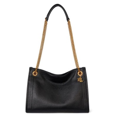 чанта,за,през,рамо,всички,чанти,lauren,by,ralph,lauren,bradley,medium,shoulder,bag,black,(black)