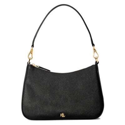 чанта,за,през,рамо,всички,чанти,lauren,by,ralph,lauren,danni,medium,shoulder,bag,black,(black)