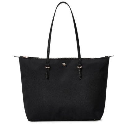 чанта,за,през,рамо,всички,чанти,lauren,keaton,medium,shoulder,bag,black,(black)
