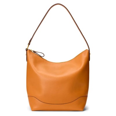 чанта,за,през,рамо,всички,чанти,lauren,tasha,bucket,large,shoulder,bag,orange,(classic,caramel)