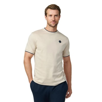 тениска,мъжки,тениски,дамски,тениски,hackett,badge,short,sleeve,t,shirt,beige,(stone,beige)