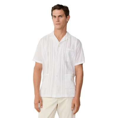 риза,с,къс,ръкав,дамски,ризи,мъжки,ризи,hackett,hm3010690,short,sleeve,shirt,white,(optic,white)