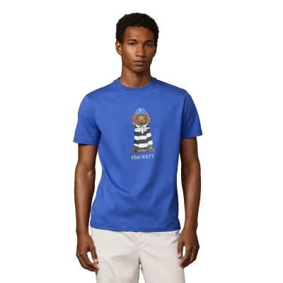 тениска,мъжки,тениски,дамски,тениски,hackett,hm5000090,short,sleeve,t,shirt,blue,(electric,blue)
