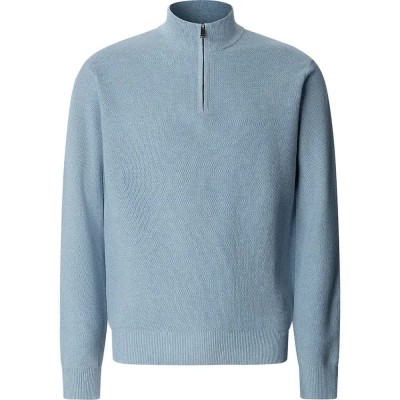 блуза,мъжки,пуловери,дамски,пуловери,hackett,honeycomb,half,zip,sweater,blue,(oxford,blue)