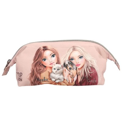 канцеларски,принадлежности,topmodel,fur,ever,friends,pencil,case,pink,(powdery,pink)