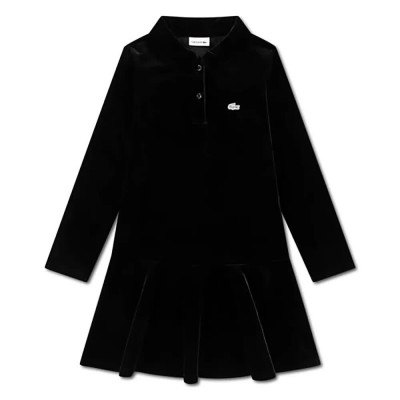 детска,рокля,дамски,поли,и,рокли,lacoste,kids,347367,long,sleeve,dress,black,(black)