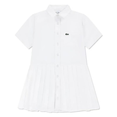 детска,рокля,дамски,поли,и,рокли,lacoste,kids,447509,short,sleeve,dress,white,(farine)