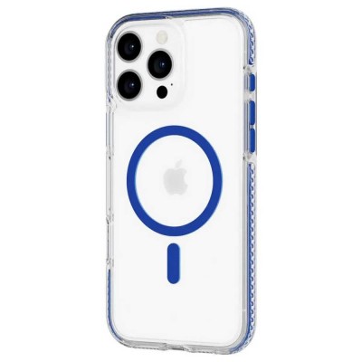 други,аксесоари,tech21,evocrystal,magsafe,iphone,16,pro,max,phone,case,clear,(blue)