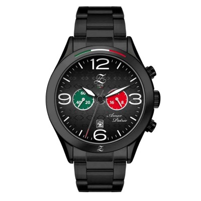 часовник,часовници,zoccai,italy,watch,black,(black)