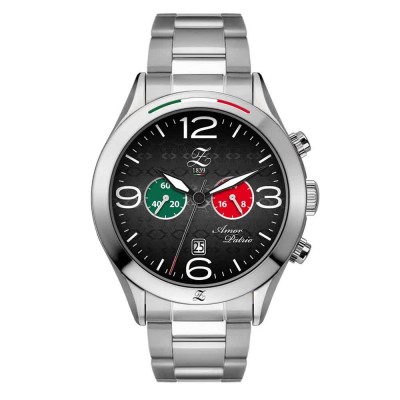 часовник,часовници,zoccai,italy,watch,silver,(steel)