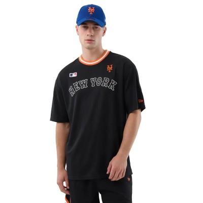 тениска,мъжки,тениски,дамски,тениски,new,era,mlb,arch,new,york,mets,short,sleeve,t,shirt,black,(black)