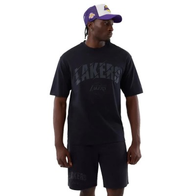 тениска,мъжки,тениски,дамски,тениски,new,era,nba,core,plus,los,angeles,lakers,short,sleeve,t,shirt,blue,(navy)