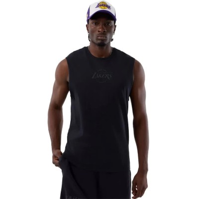 тениска,мъжки,тениски,дамски,тениски,new,era,nba,core,plus,los,angeles,lakers,sleeveless,t,shirt,blue,(navy)