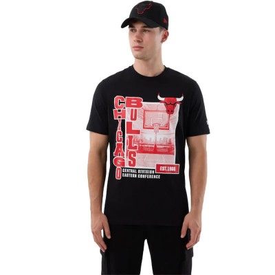 тениска,мъжки,тениски,дамски,тениски,new,era,nba,graphic,chicago,bulls,short,sleeve,t,shirt,black,(black)